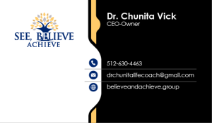 Chunita Vick business Card